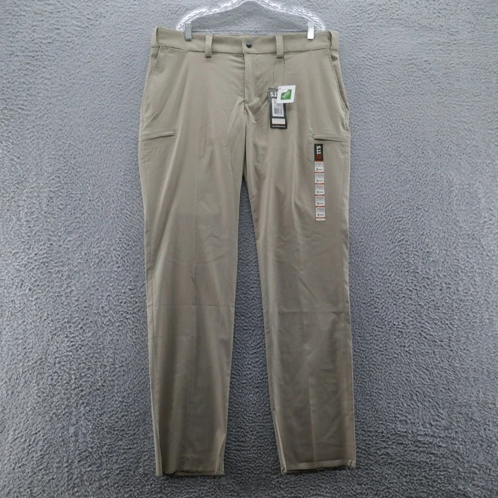 5 11 Tactical Womens Flex Tac Merino Wool Cargo Pants Tan Unhemmed NEW